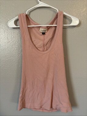 Universal Thread Dusty Rose Ribbed Scoop Tank